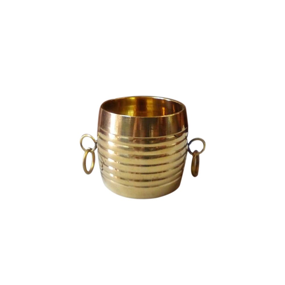 Decorative Small Bell Metal Alloy Nirapara Traditional Measuring Bowl thumbnail 3
