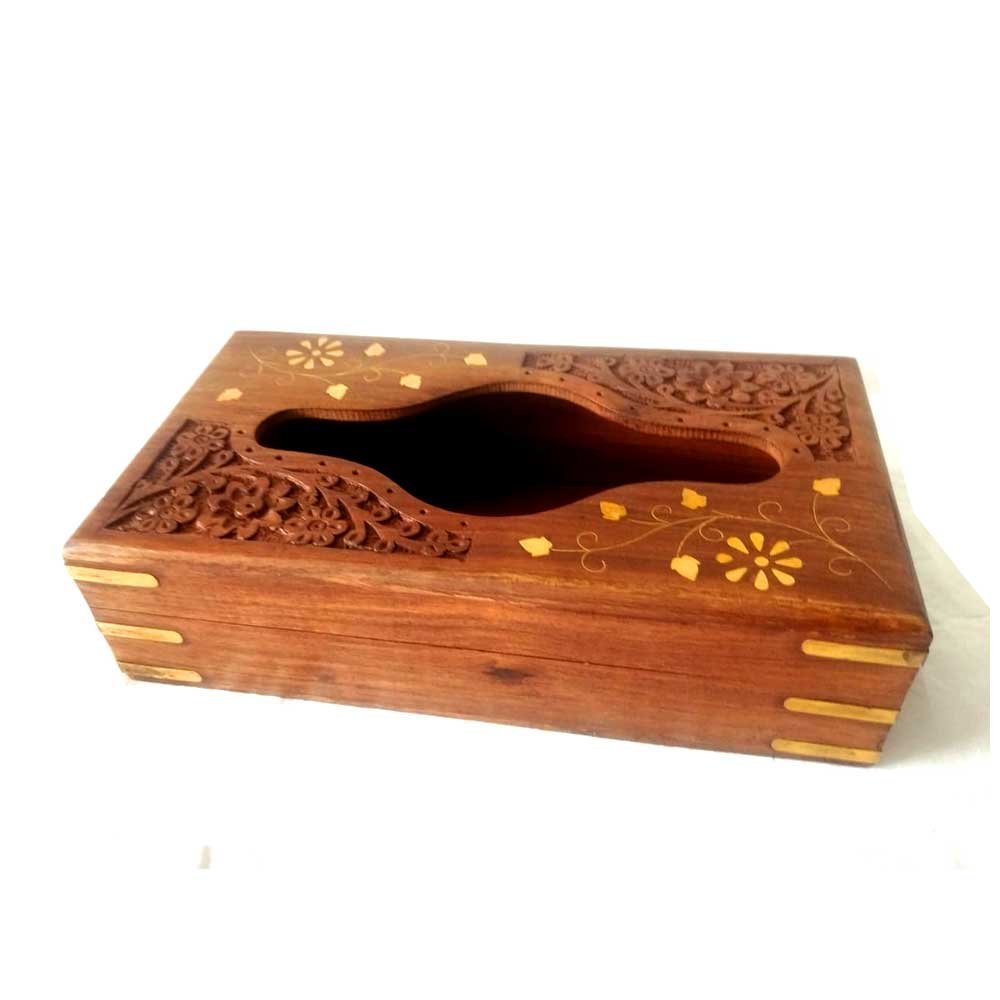 Wooden Designer Tissue Holder for Home Decor and Gifting thumbnail 4