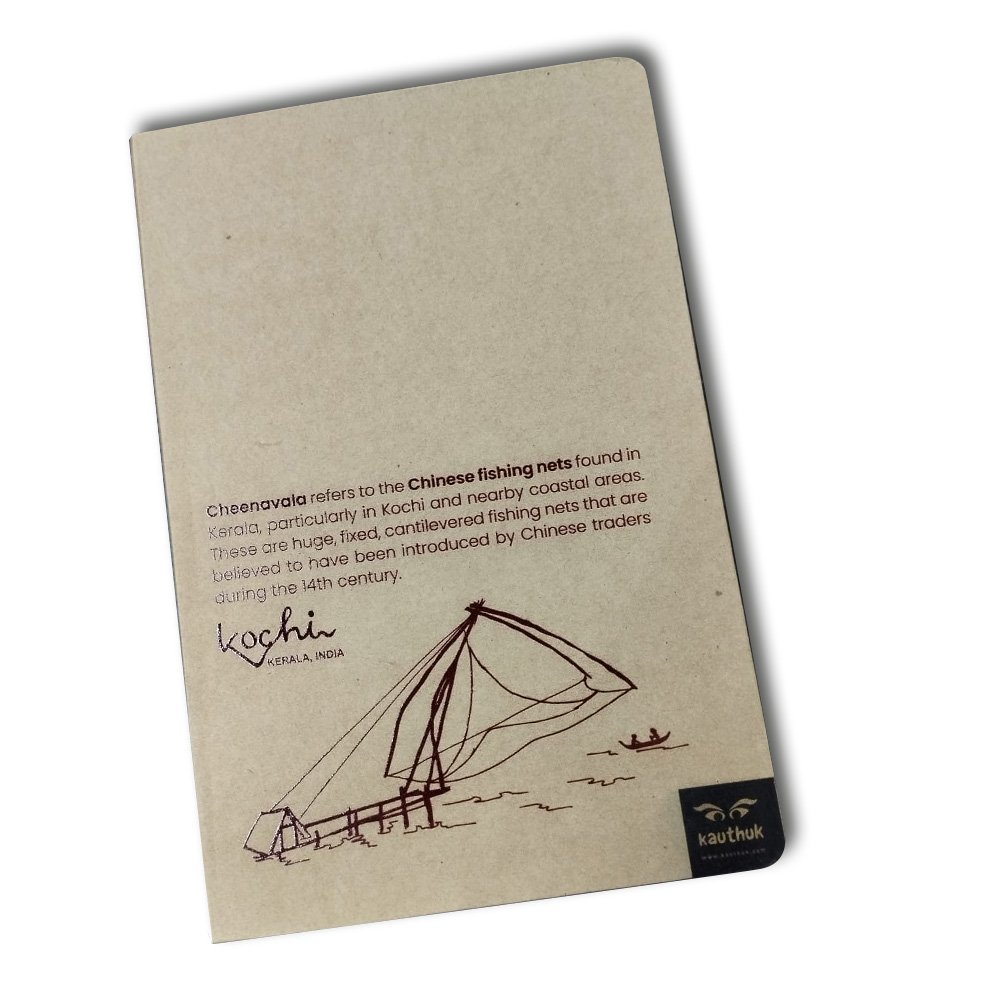 Kochi, Kerala Theme Hardbound Journals A5 size for Souvenir Gifting (Paper Bound) thumbnail 1