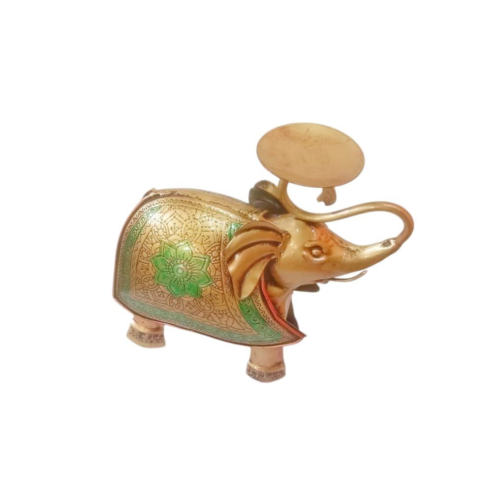 Majestic Elephant Tea Light Candle Holder