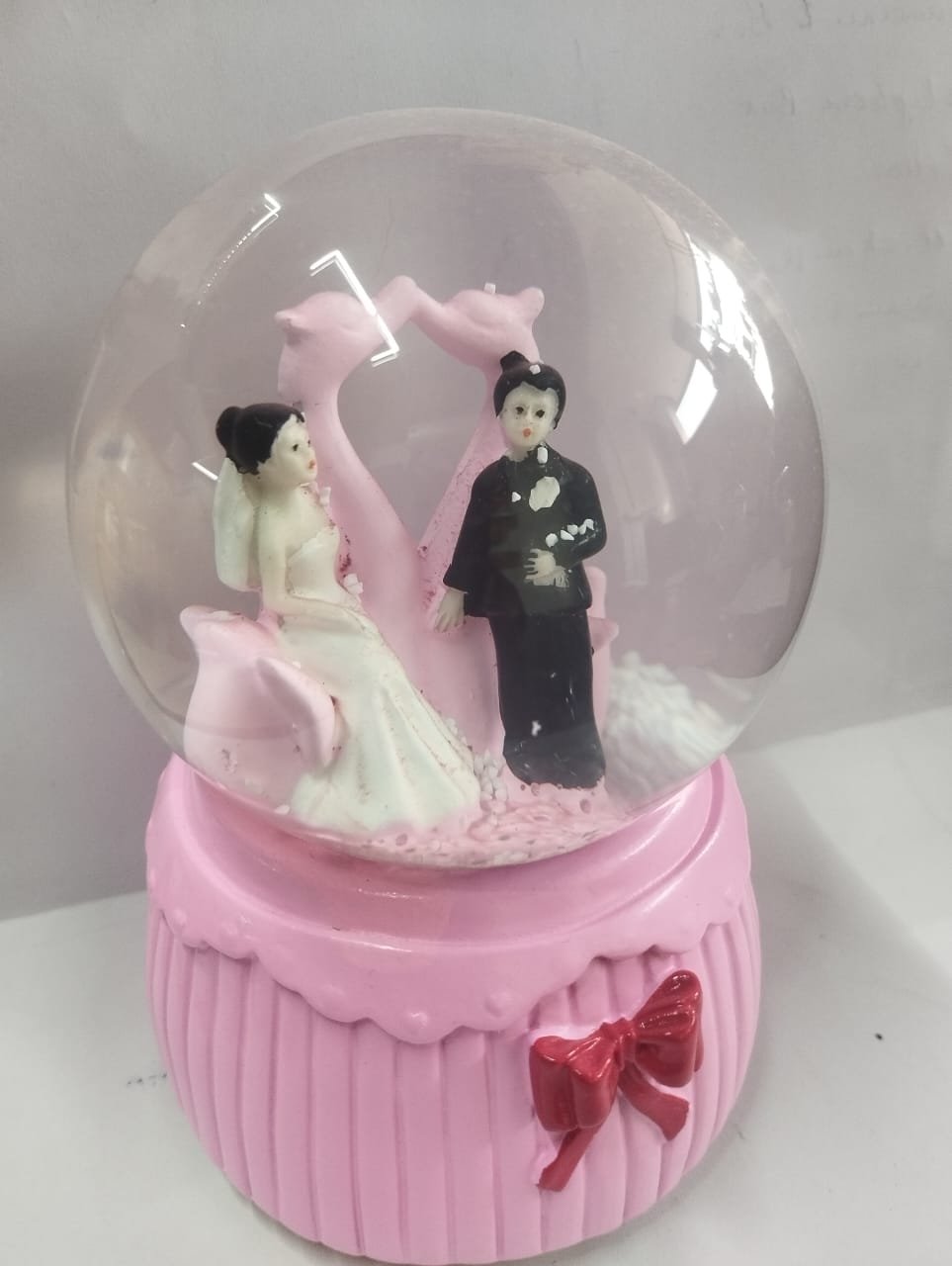 Romantic "I Love You" Snow Globe with Musical Sound for Valentine day Gifting thumbnail 1