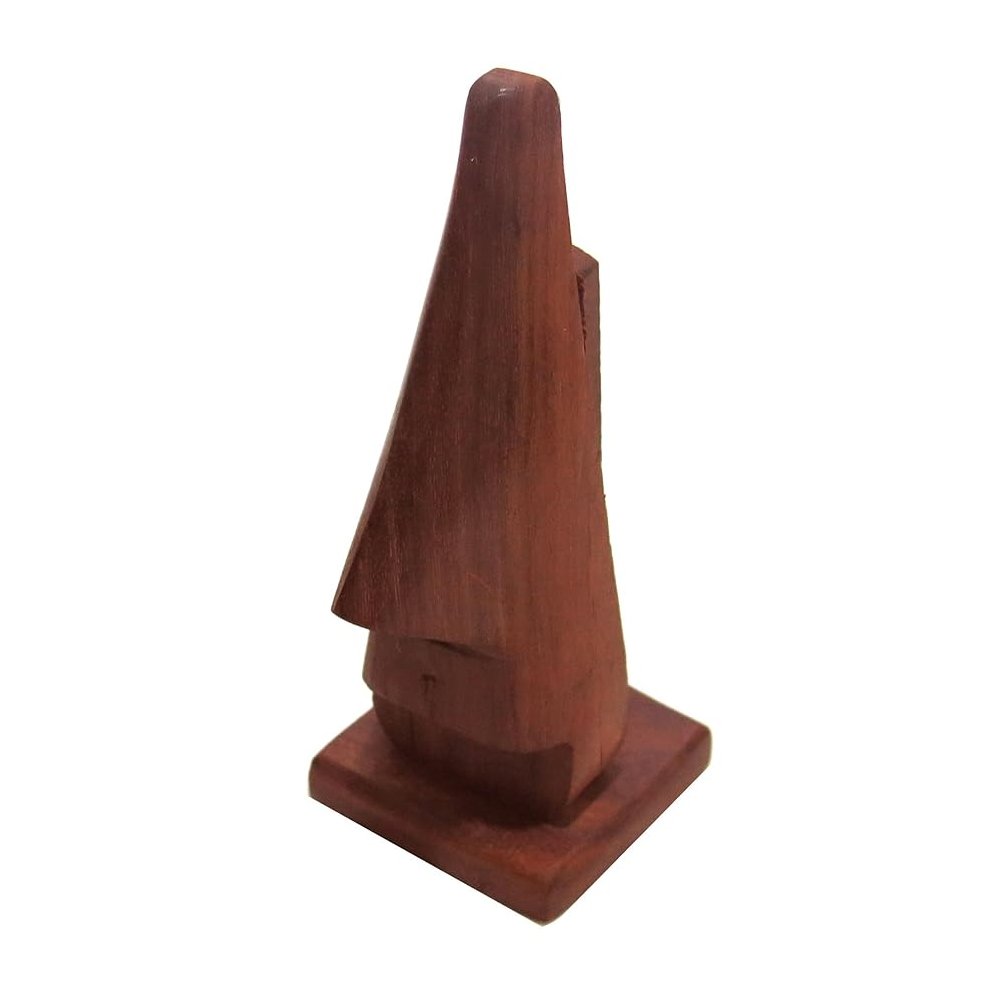 Handcrafted Wooden Nose-Shaped Spectacle Holder – A Quirky Desk Organizer thumbnail 1