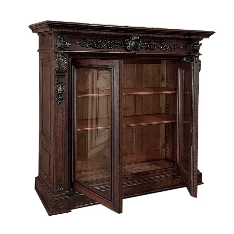 Victorian Style Wooden Kitchen Cupboard For Storage & Display
